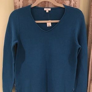 Talbots , size small. Color: teal